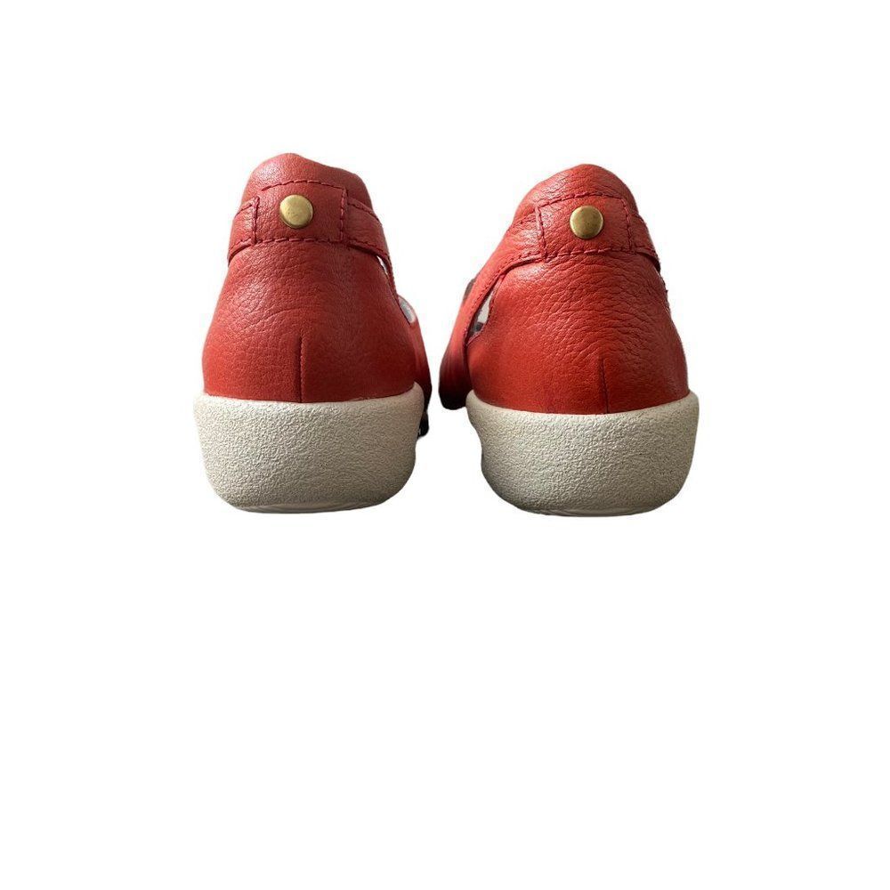Sanita New Women's Red Leather Mary Jane size 36 - Picture 12 of 15
